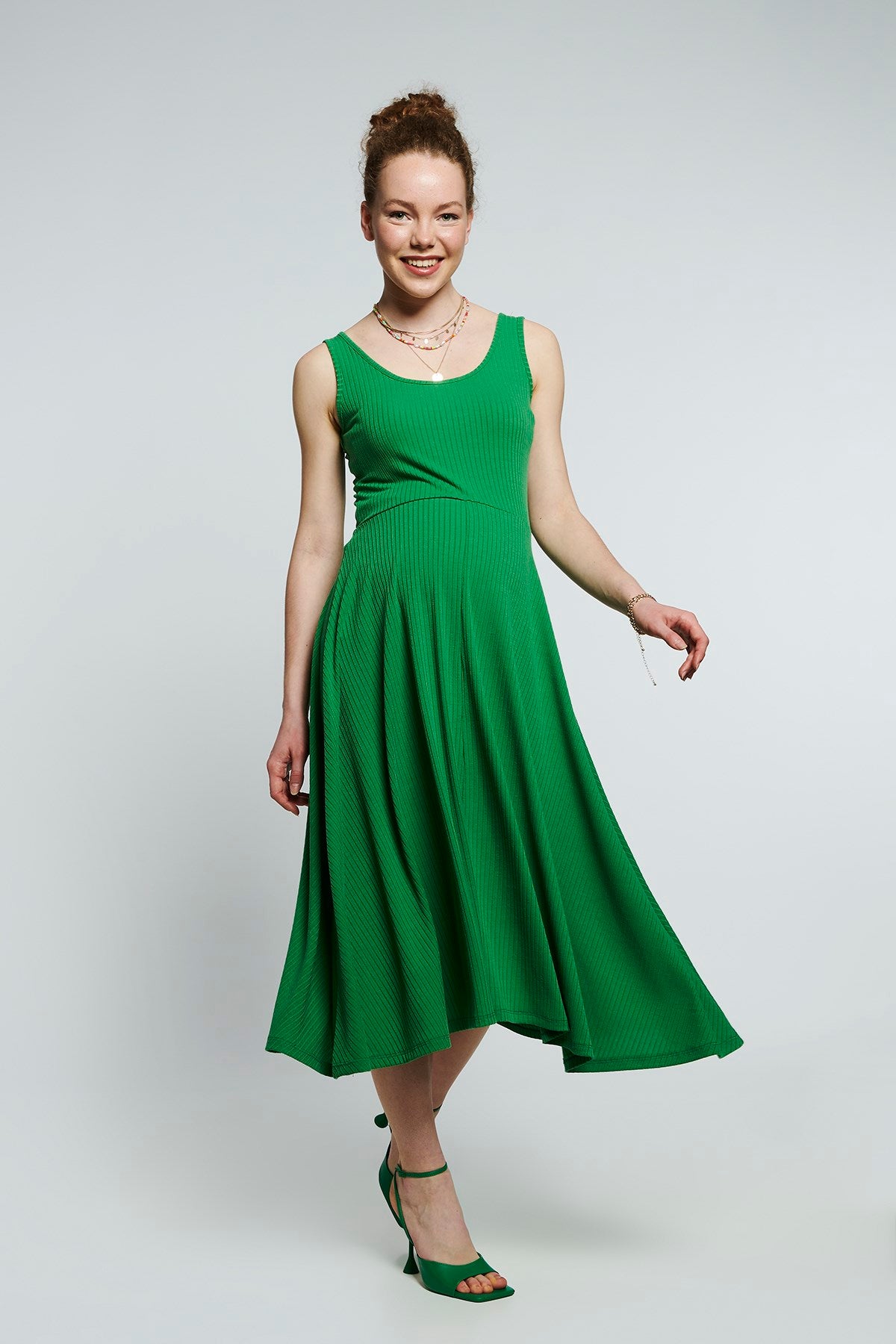 Hamile Eros Elbise - Yeşil M3194