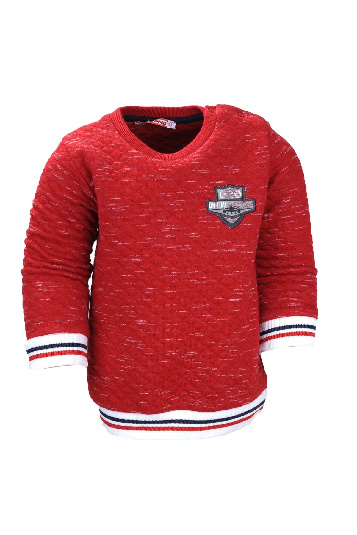 Erkek Bebek Kırmızı Sweatshirt (9ay-4yaş)-0