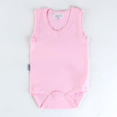 Askılı Bebek Badi 0-12 Ay Pembe - 001.0155