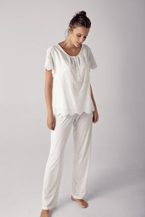 Dokuma Lohusa Pijama Takımı - 12222