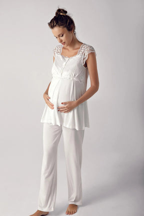 Dantelli Lohusa Pijama Takımı - 13200