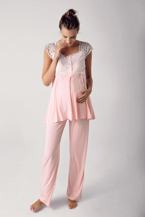 Dantelli Lohusa Pijama Takımı - 13200