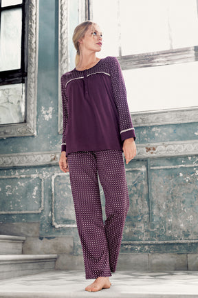 Modal Büyük Beden Lohusa Pijama Takımı - 13203