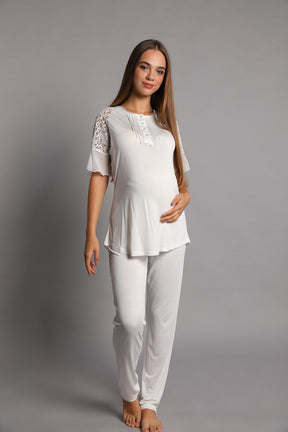 Marilyn 30216 Adela Lohusa Pijama Takımı - Lohusa Sepeti
