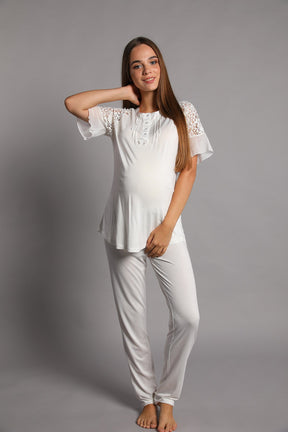 Marilyn 30216 Adela Lohusa Pijama Takımı - Lohusa Sepeti