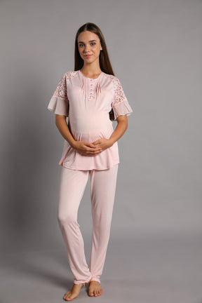 Marilyn 30216 Adela Lohusa Pijama Takımı - Lohusa Sepeti