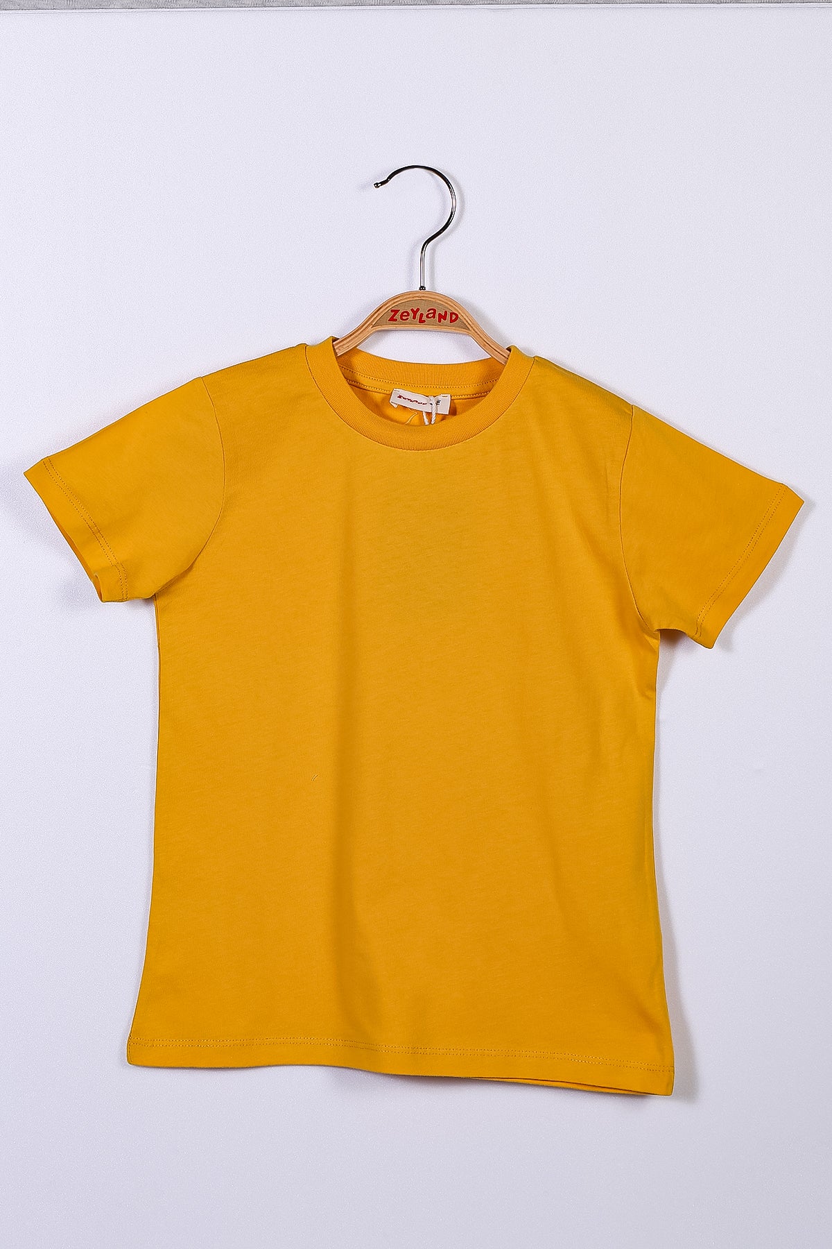 Sarı Unisex Bebek Basic T-Shirt (9ay-4yaş)-0