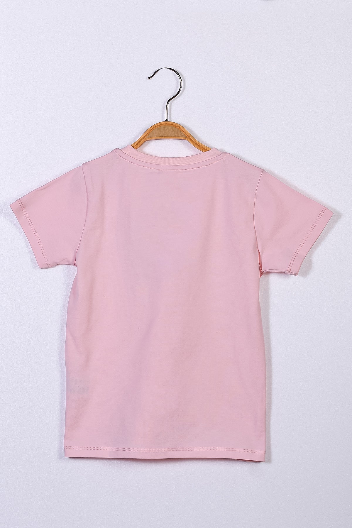 Pembe Kız Bebek Basic T-Shirt (9ay-4yaş)-1