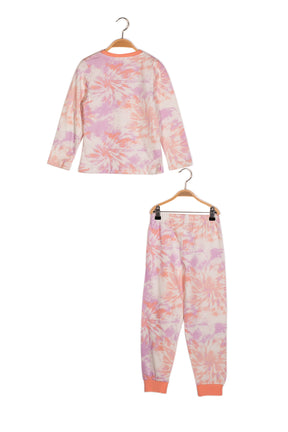Kız Çocuk Batik Desen Pijama Takımı-3
