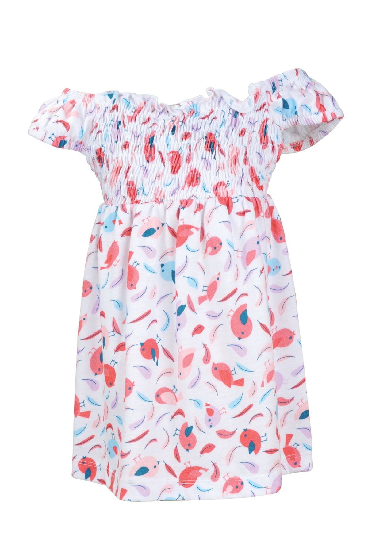 Kız Bebek Kuş Desenli Bird Elbise (9ay-4yaş)-2