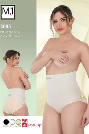 Emay 2005 Yüksek Bel Slip Pop-up Lohusa Korse - Lohusa Sepeti