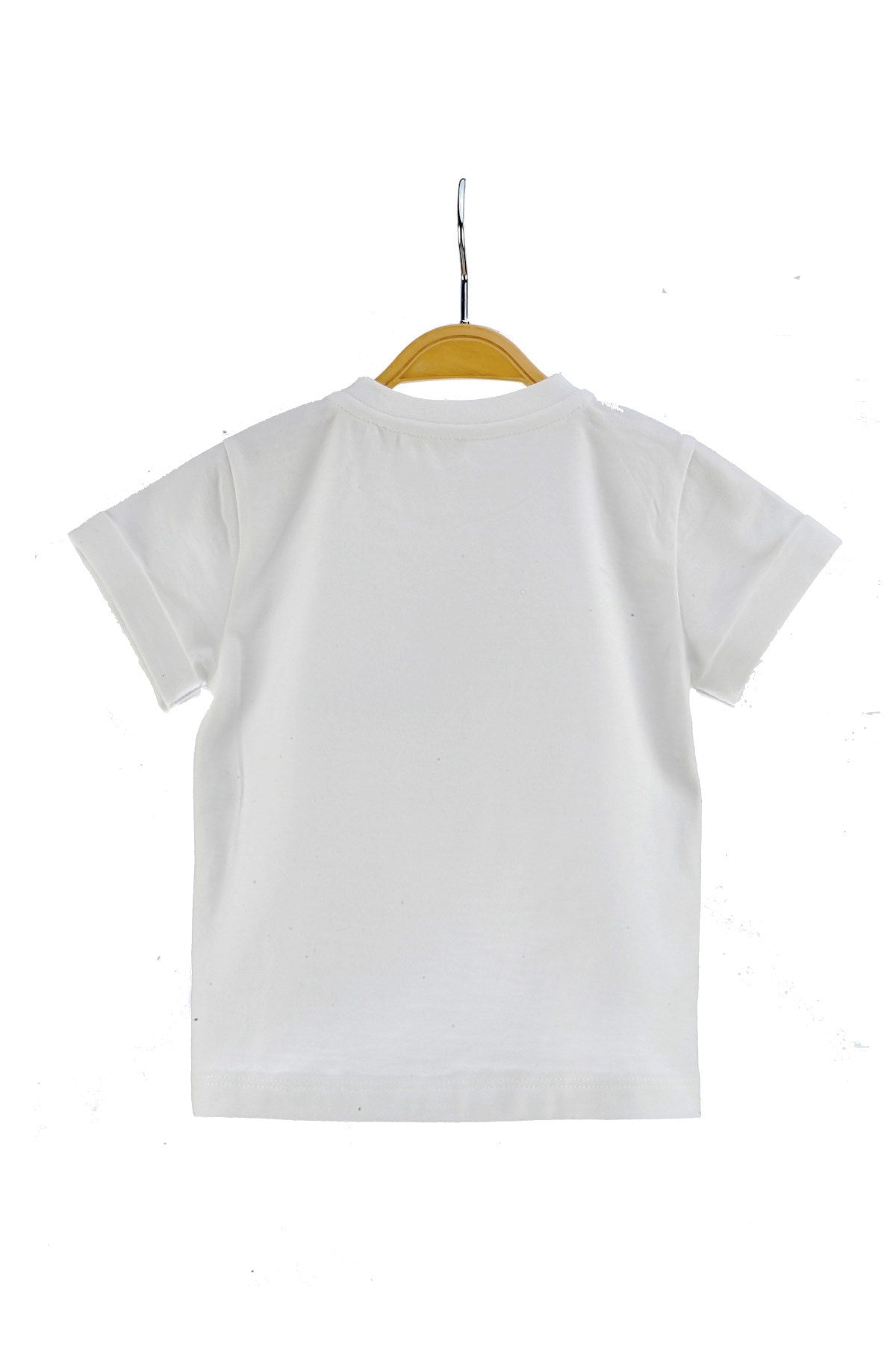 Erkek Bebek Beyaz Nakışlı T-Shirt (6ay-4yaş)-2