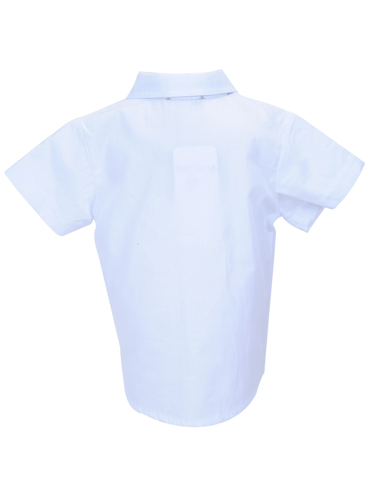 Erkek Bebek Beyaz Baskılı Gömlek (6ay-4yaş)-1