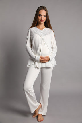 Marilyn 4267 Fannie Lohusa Pijama Takımı - Lohusa Sepeti