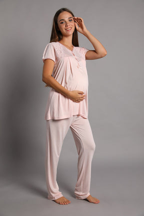 Marilyn 30205 Fern Lohusa Pijama Takımı - Lohusa Sepeti