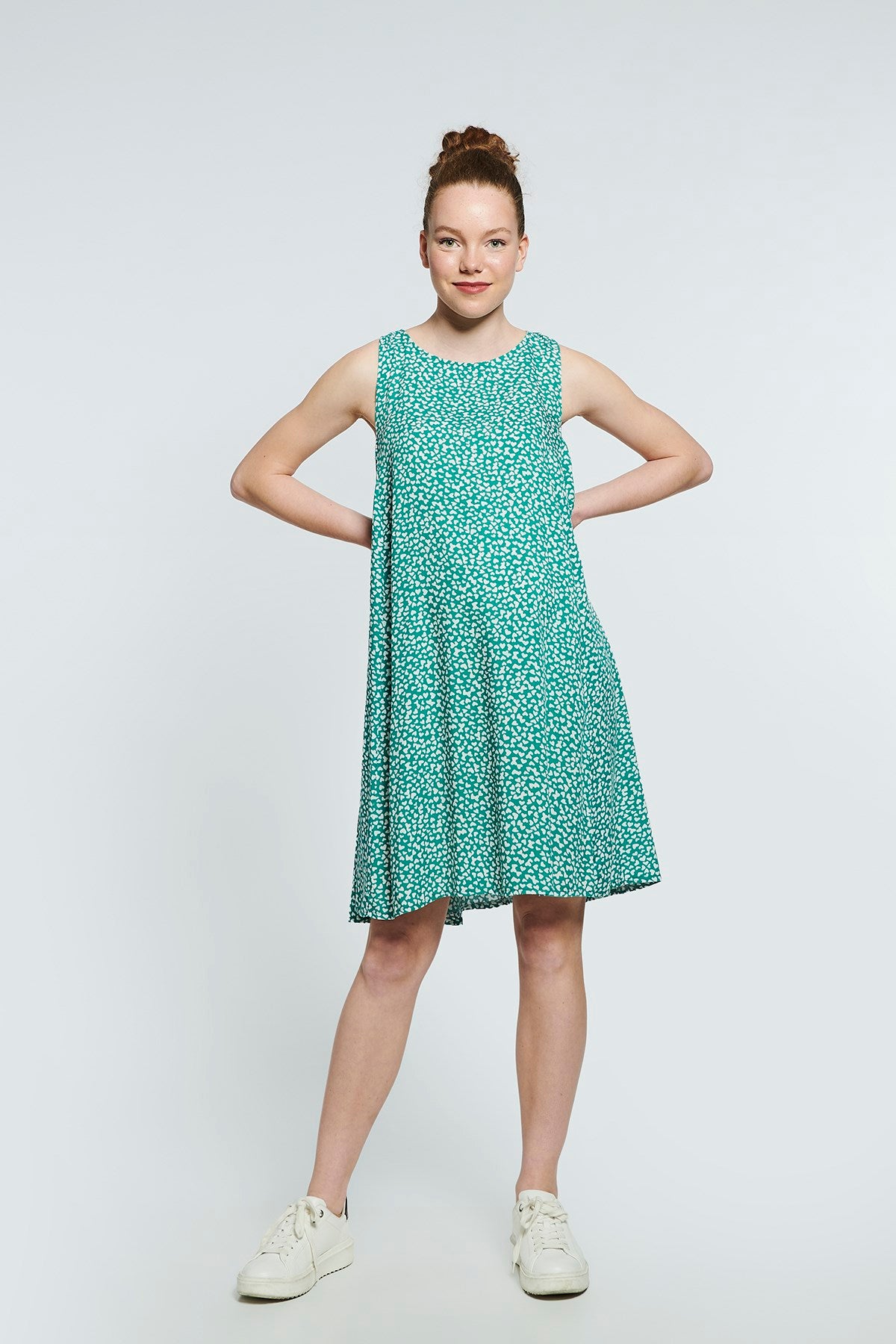 Hamile Holmes Elbise - Yeşil M3183