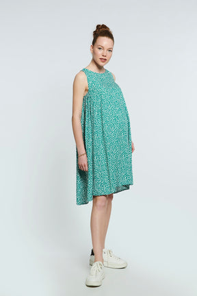 Hamile Holmes Elbise - Yeşil M3183