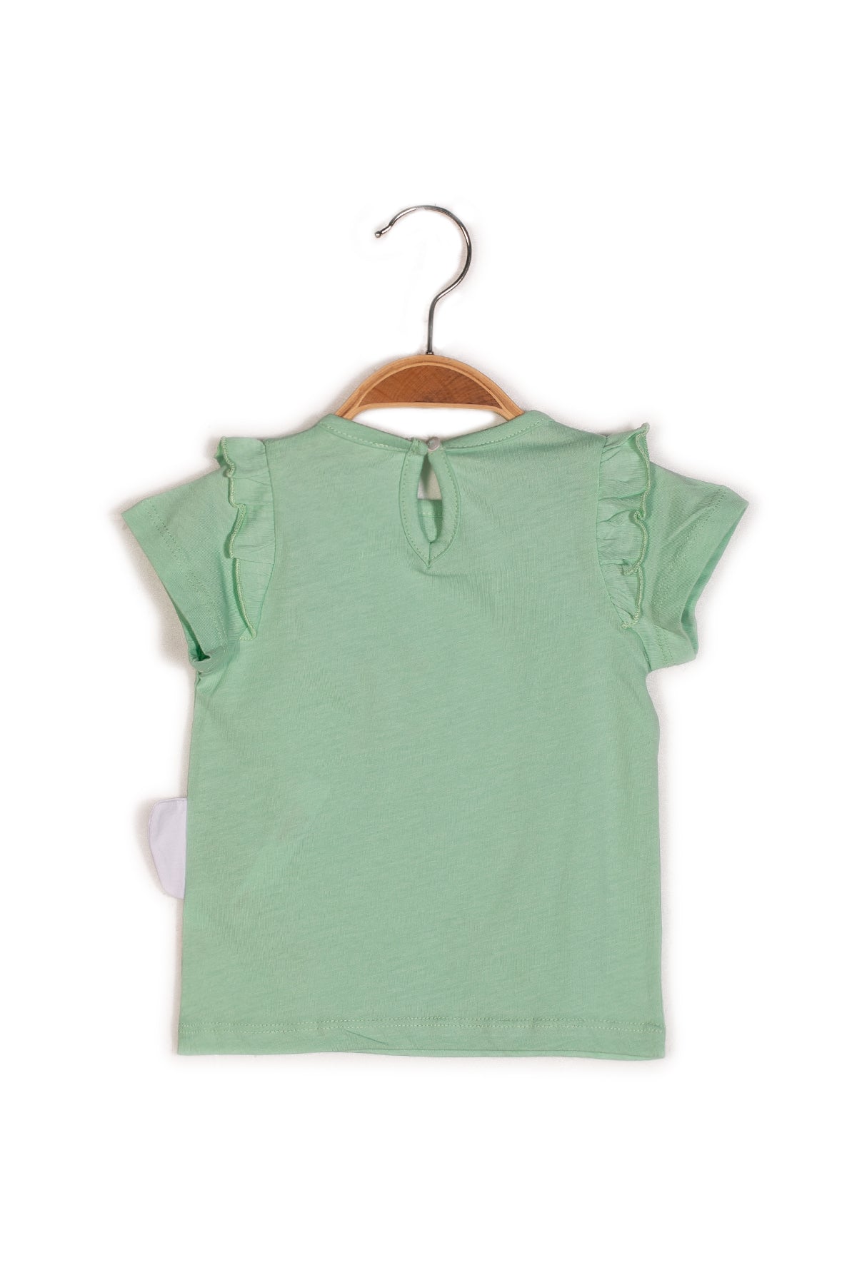 Kız Bebek Baskılı Kısa Kollu T-shirt-1