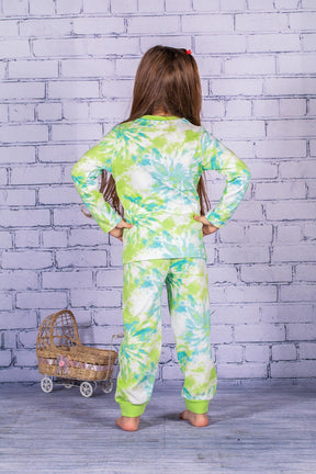 Kız Çocuk Batik Desen Pijama Takımı-2
