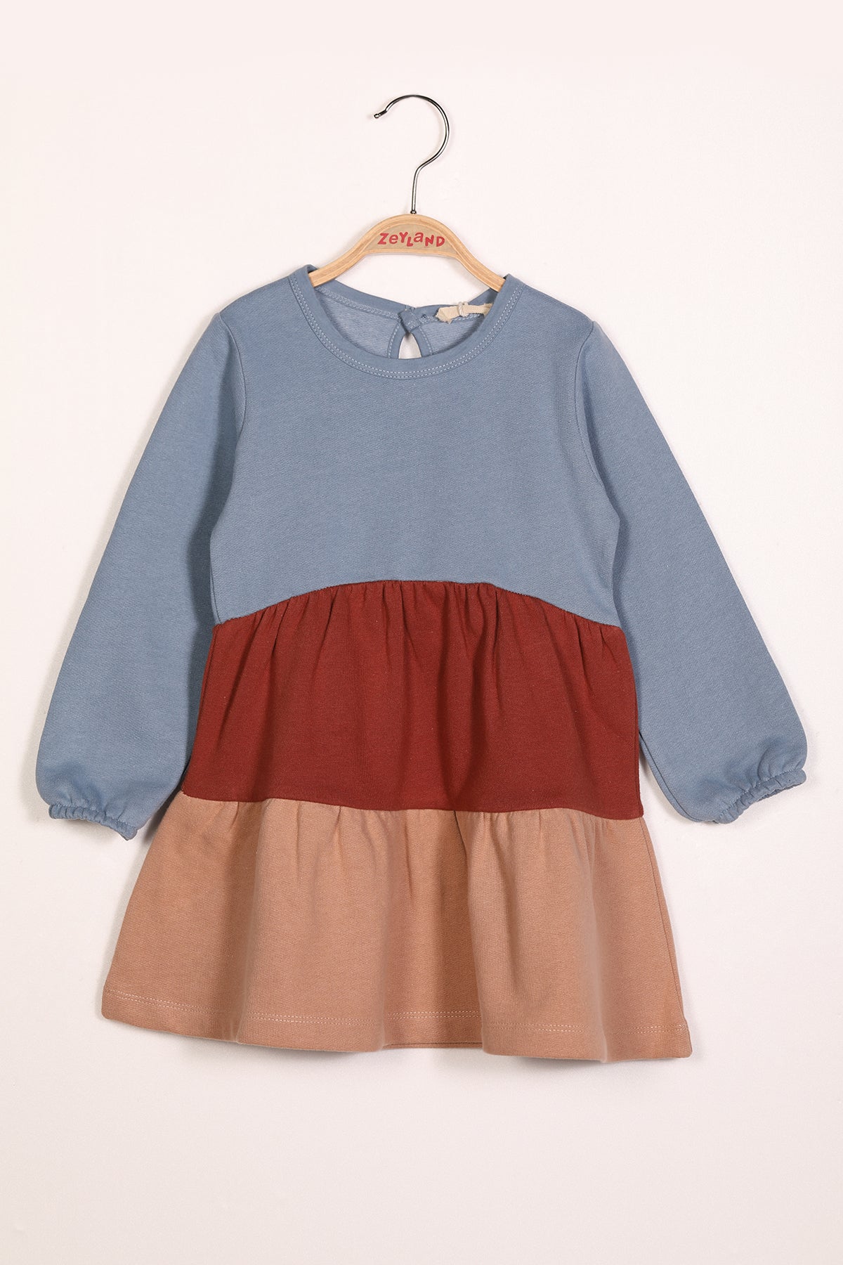 Kız Çocuk Regular Fit Renkli Elbise (2-7yaş)-2
