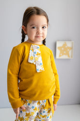 Kız Çocuk Sarı Sweatshirt (2-7yaş)-0