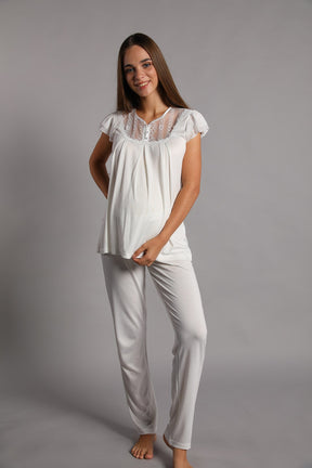 Marilyn 30222 Natalie Lohusa Pijama Takımı - Lohusa Sepeti
