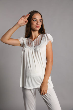 Marilyn 30222 Natalie Lohusa Pijama Takımı - Lohusa Sepeti