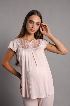 Marilyn 30222 Natalie Lohusa Pijama Takımı - Lohusa Sepeti