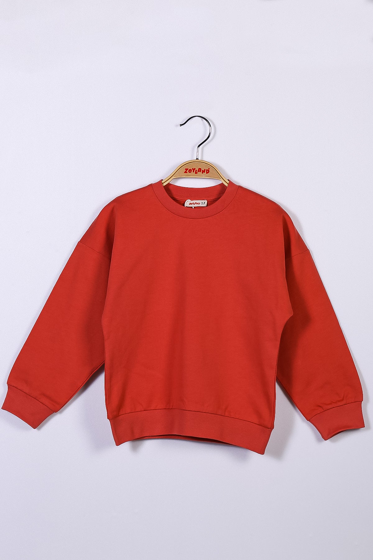 Unisex Çocuk Basic Sweatshirt (4-12yaş)-0