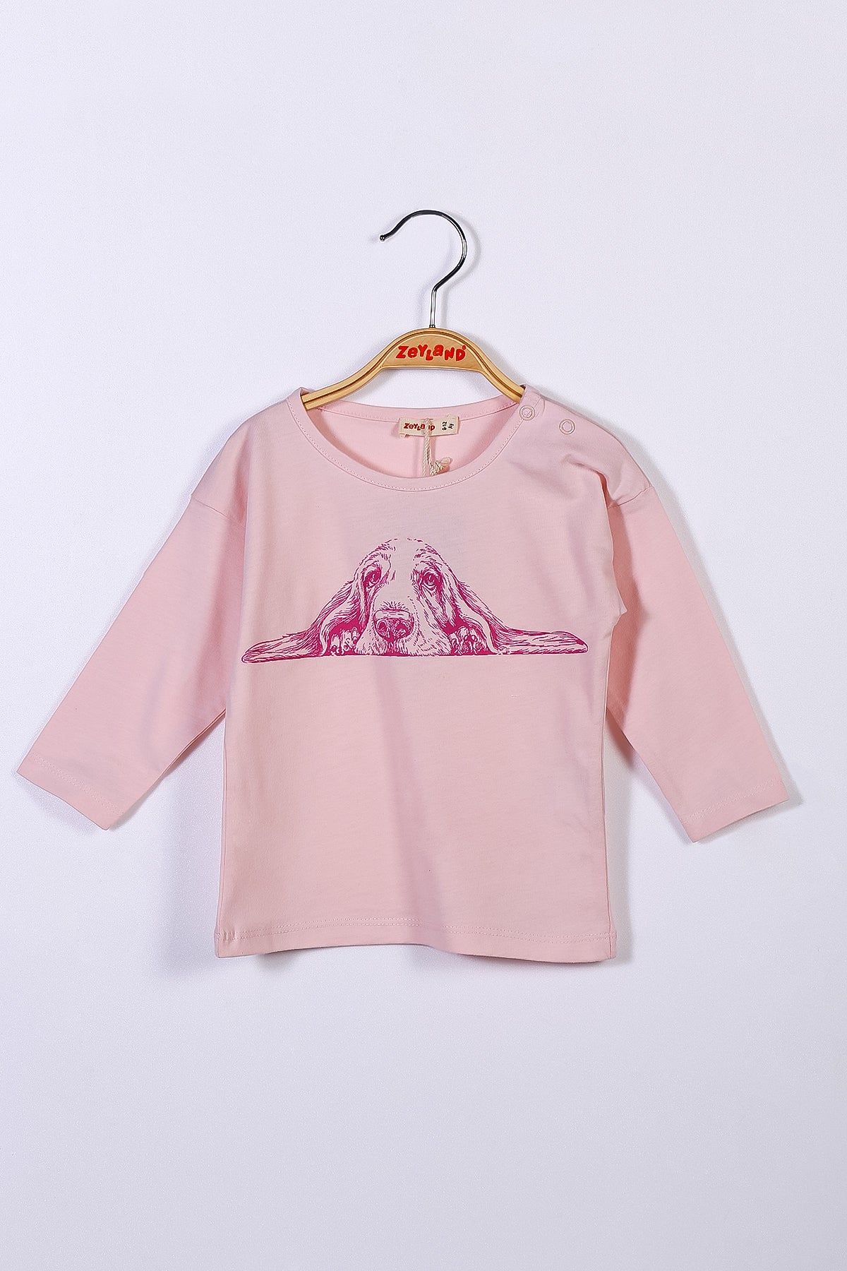 Kız Bebek Baskılı T-Shirt (9ay-4yaş)-0