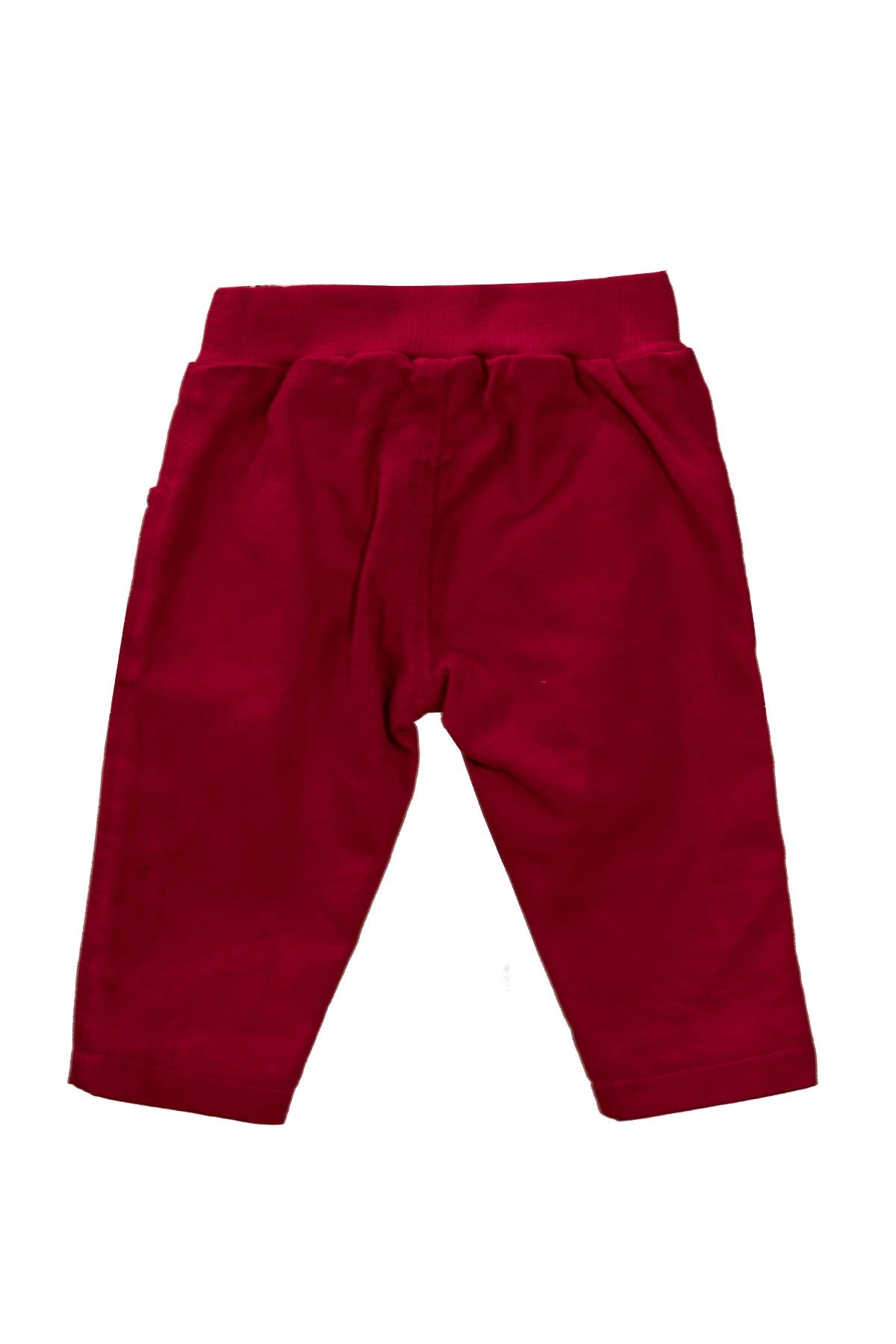 Erkek Bebek Arma Detaylı Bordo Pantolon (6ay-4yaş)-1