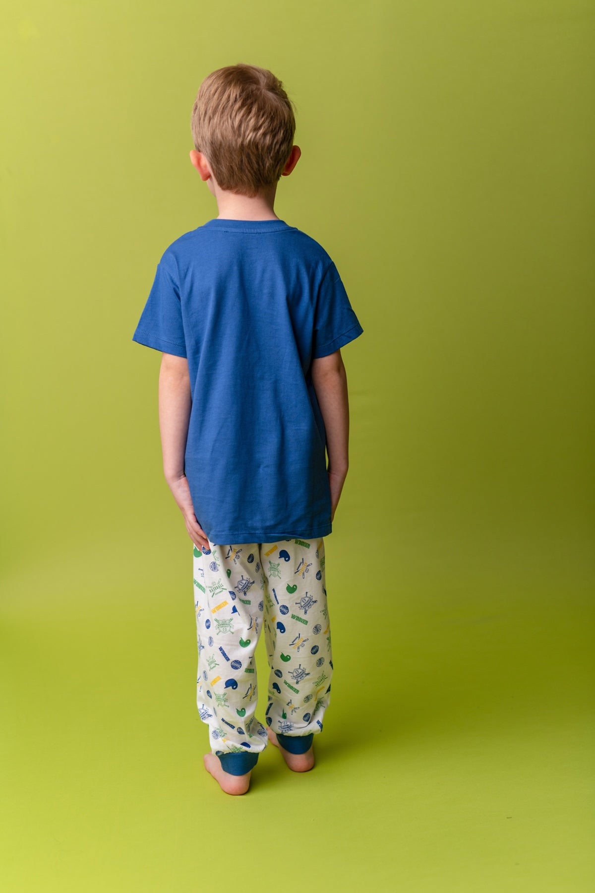 Erkek Çocuk Lacivert Cool Pijama Takımı (5-12yaş)-1