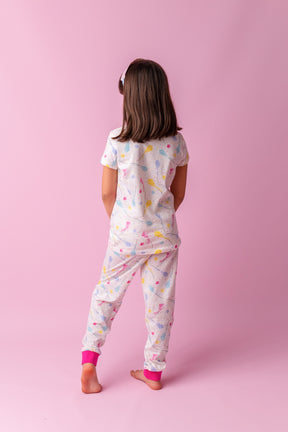 Kız Çocuk Ekru Uçurtma Pijama Takımı (5-12yaş)-1