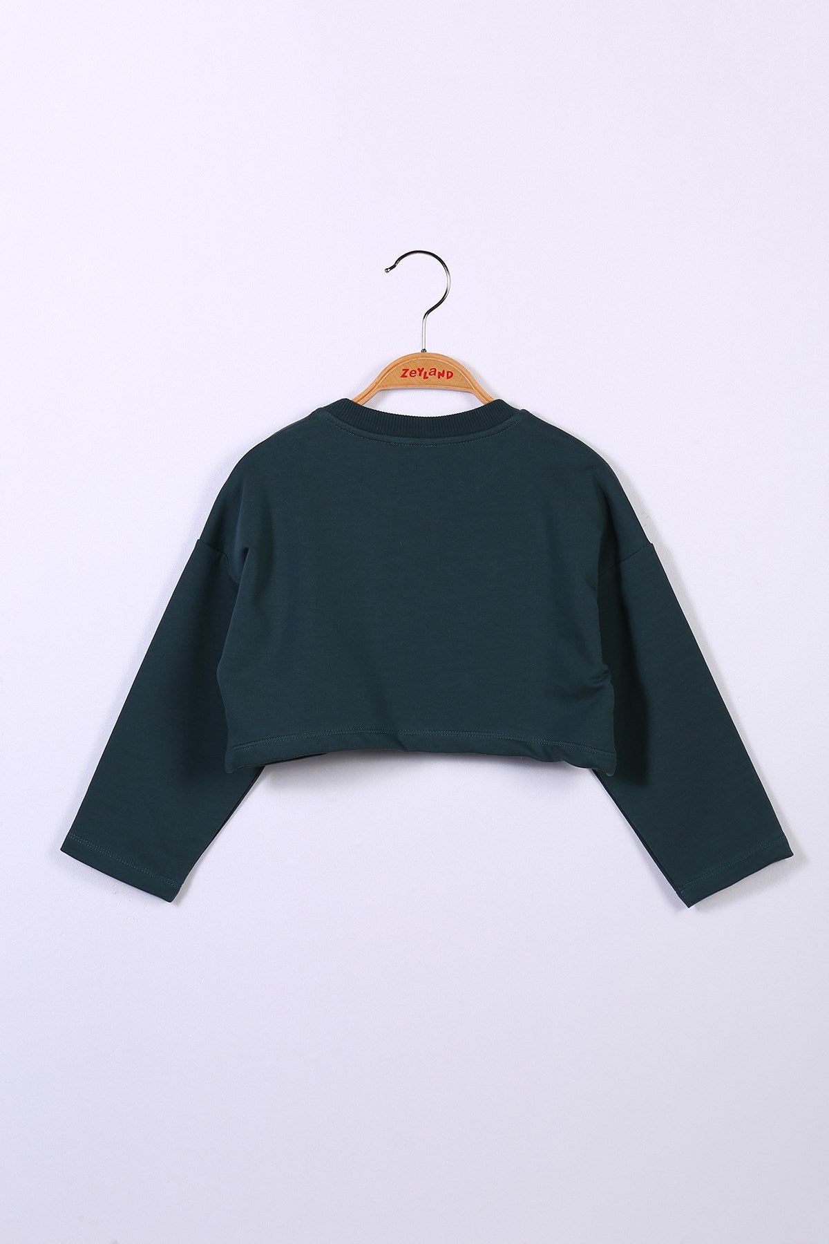 Kız Çocuk Crop Find Balance Sweatshirt (6-12yaş)-2