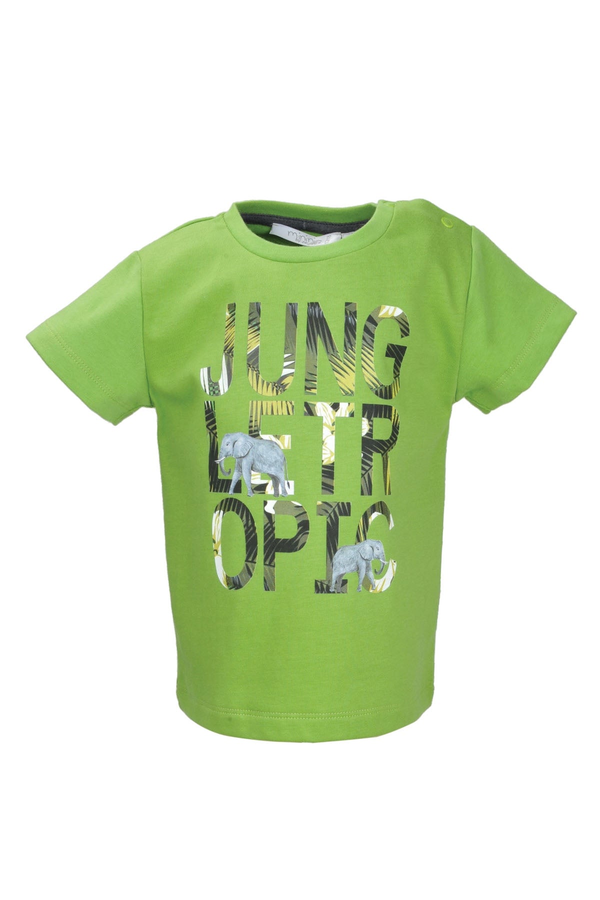 Erkek Bebek Yeşil Tropic Jungle T-Shirt (9ay-4yaş)-0