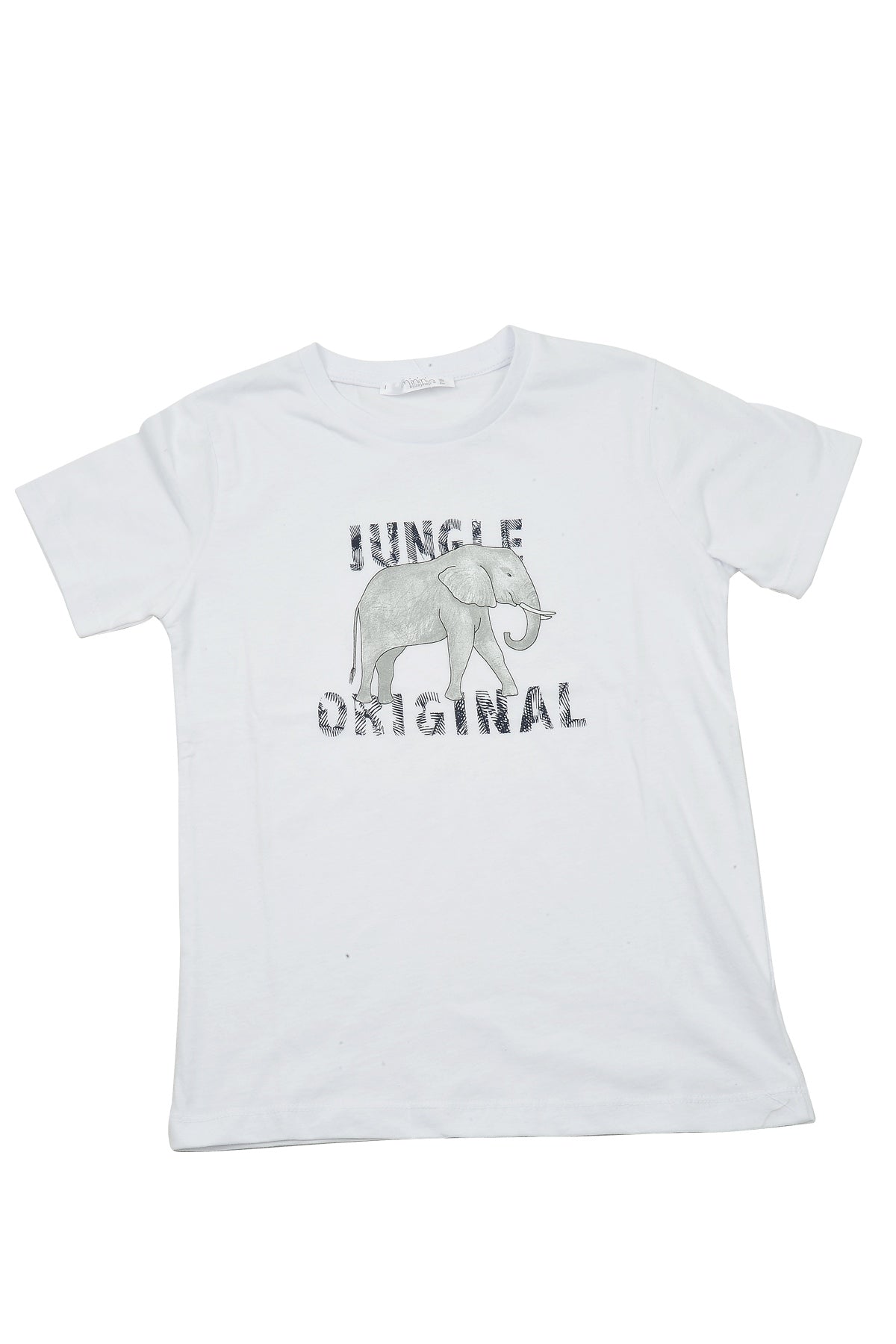 Erkek Çocuk Beyaz Jungle Original T-Shirt (5-14yaş)-2