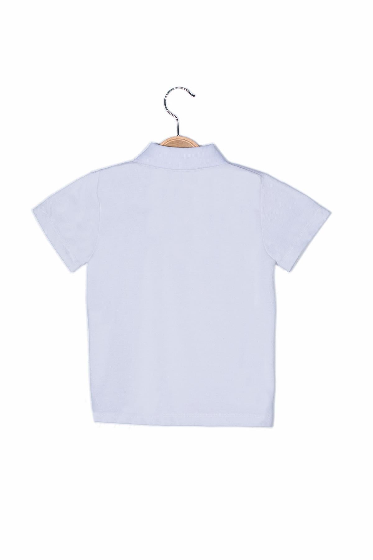 Unisex Çocuk Polo Yaka Kısa Kol T-shirt-3